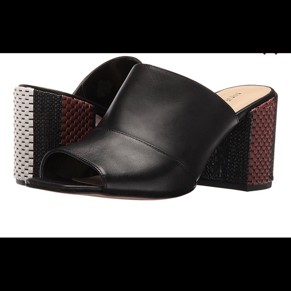 Nine West Janel Open Toe Mules Size 6.5